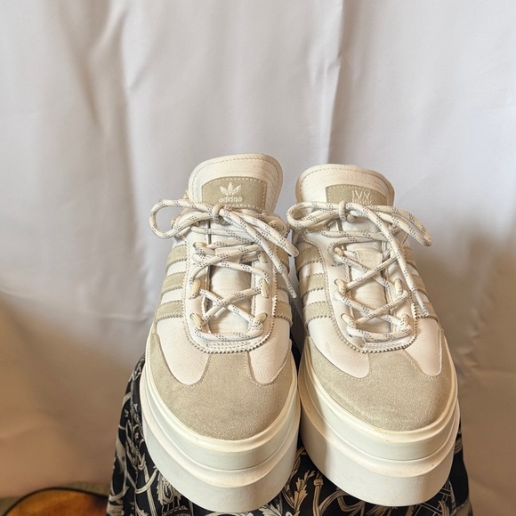 Adidas ivy park Off-White and Beige Platform Sneakers Beyonce - Picture 5 of 10